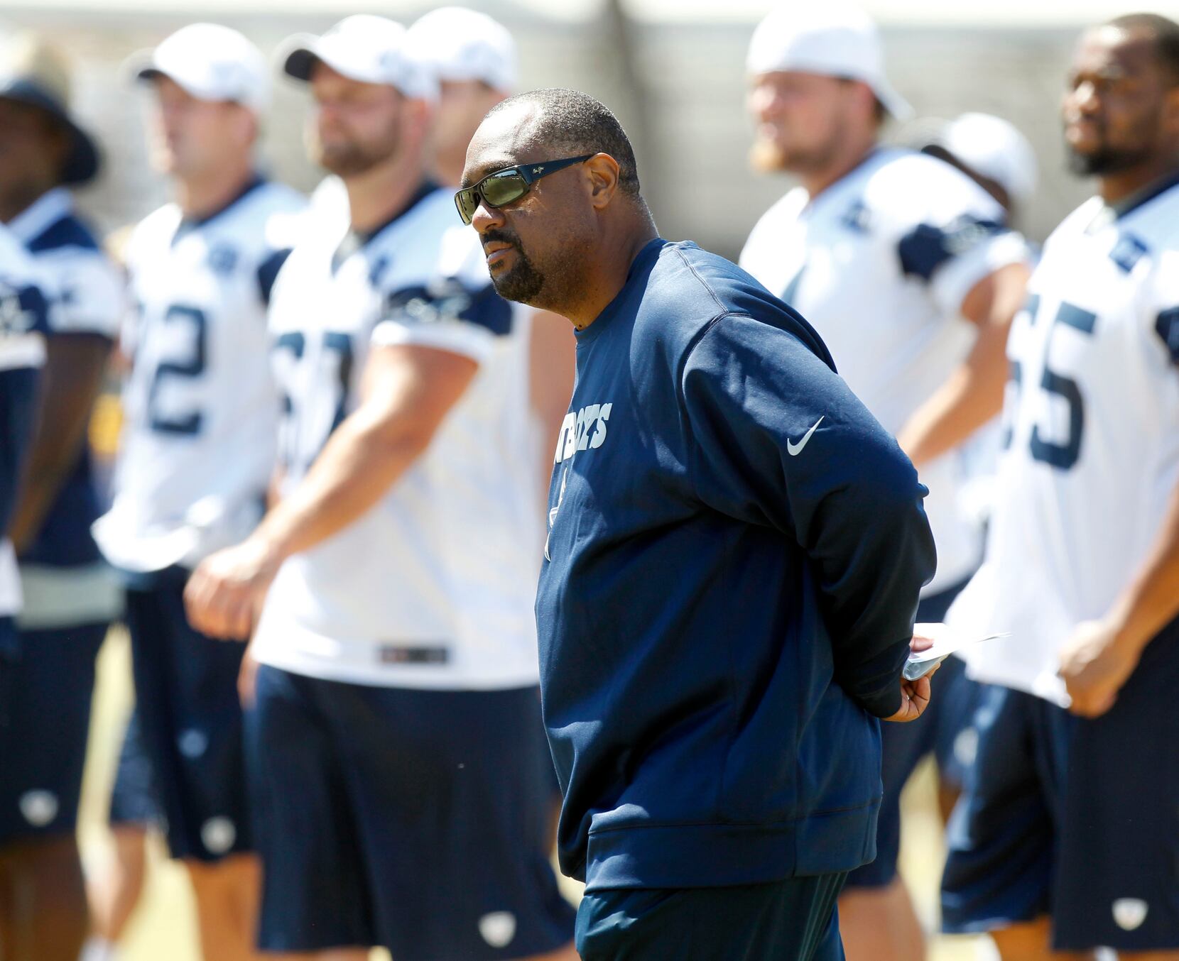 16 August 2008 - Coach Skip Peete of the Dallas Cowboys during the