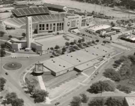  And Fair Park as seen from the sky in 1954. In other words: Change often happens at Fair...