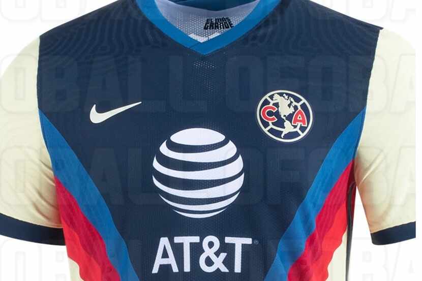 El uniforme que las Águilas del América utilizarán en el Torneo Apertura 2020 cuando jueguen...