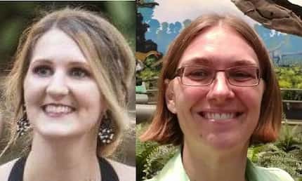 Molly Matheson, 22, of Fort Worth (left) and Megan Leigh Getrum, 36, of Plano were killed...