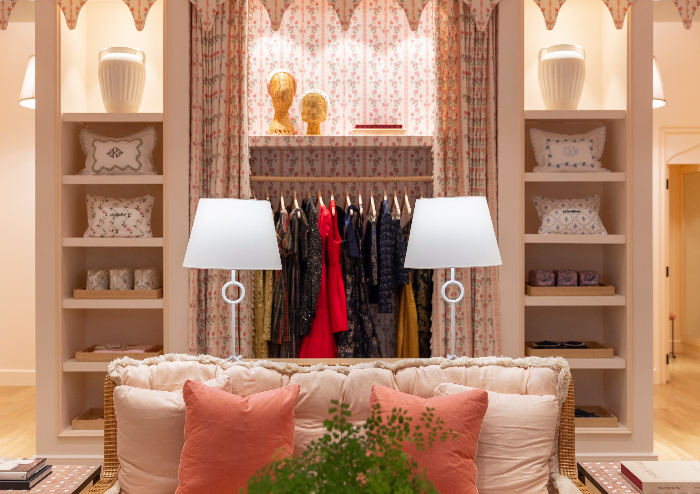 Designer CeCe Barfield Thompson decorated the Dallas retail shop in rosy hues and one of the...