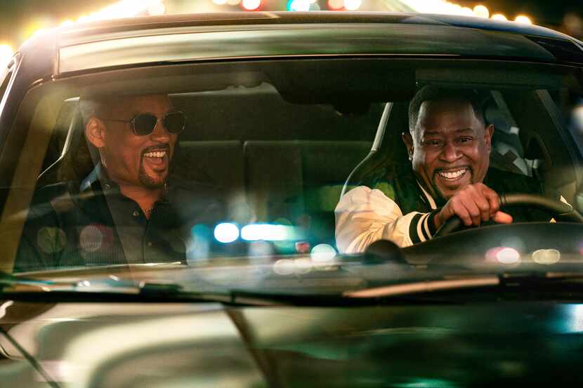 Will Smith (left) and Martin Lawrence star in "Bad Boys: Ride or Die." (Frank Masi/Columbia...