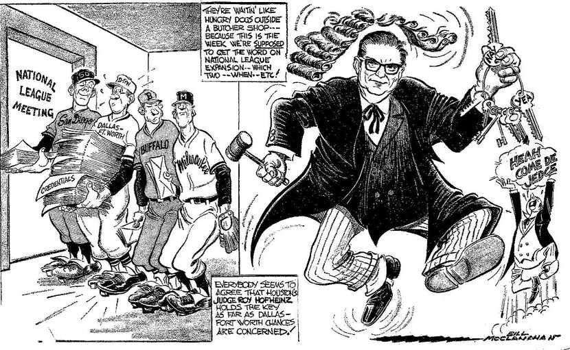A piece from 1968 by Dallas Morning News cartoonist Bill McClanahan.