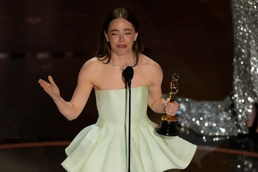 Emma Stone won best best actress for her performance as Bella Baxter in “Poor Things.” ...