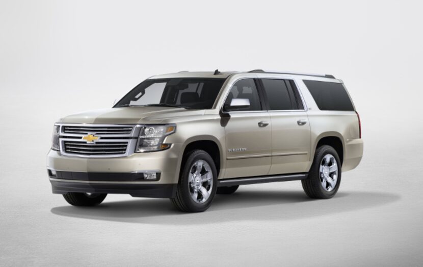 The 2015 Chevrolet Suburban.