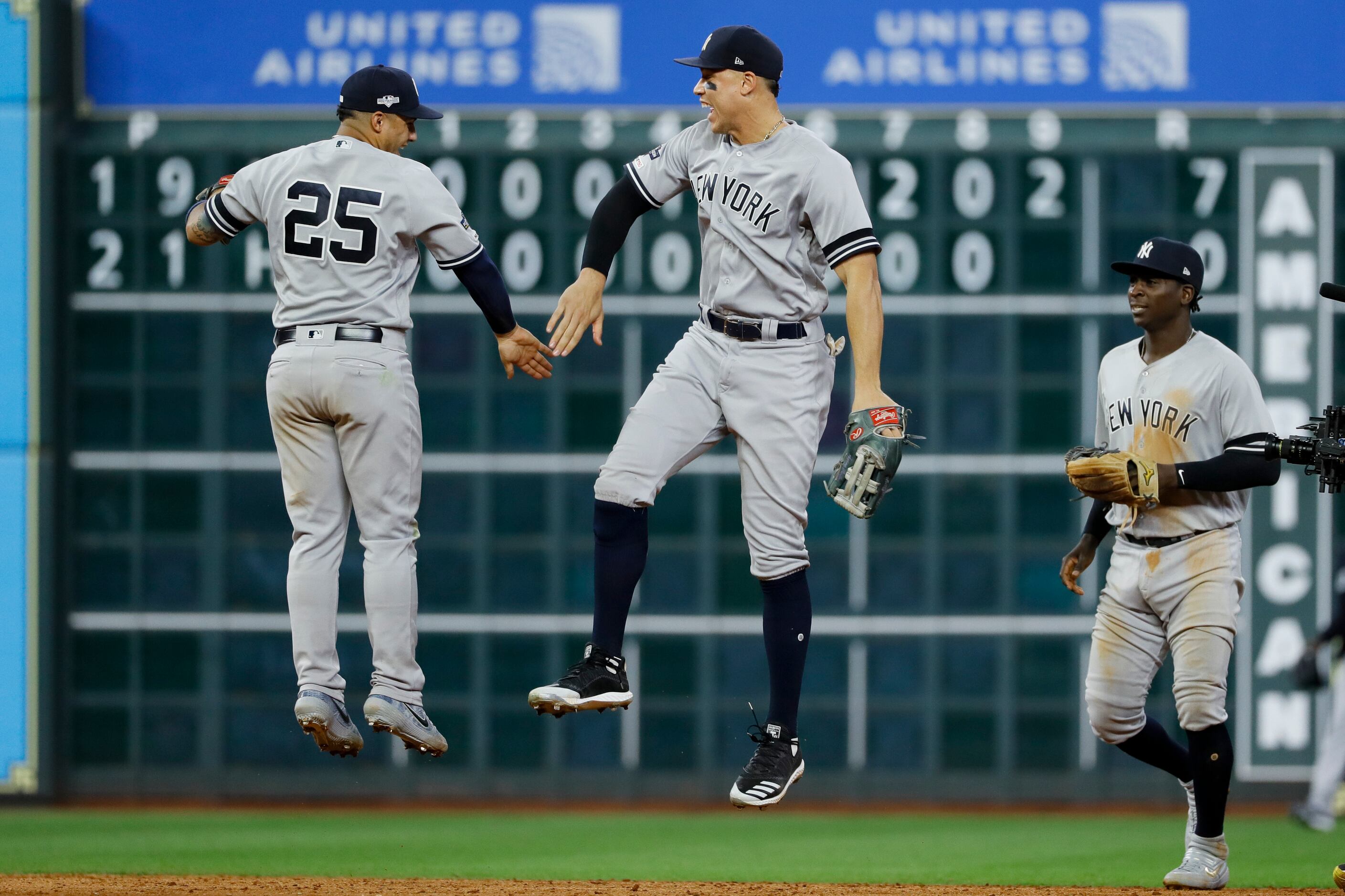 Yankees keep celebration short before turning attention to Astros