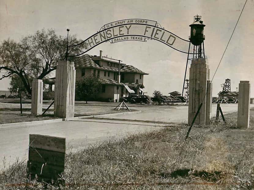 Dallas Naval Air Station's Hensley Field in the 1930s. 
