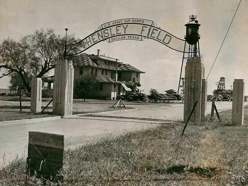 Dallas Naval Air Station's Hensley Field in the 1930s. 