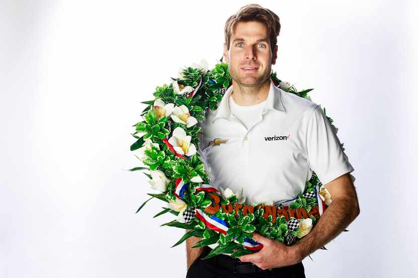 Indianapolis 500 winner Will Power photographed at The Dallas Morning News on Wednesday, May...