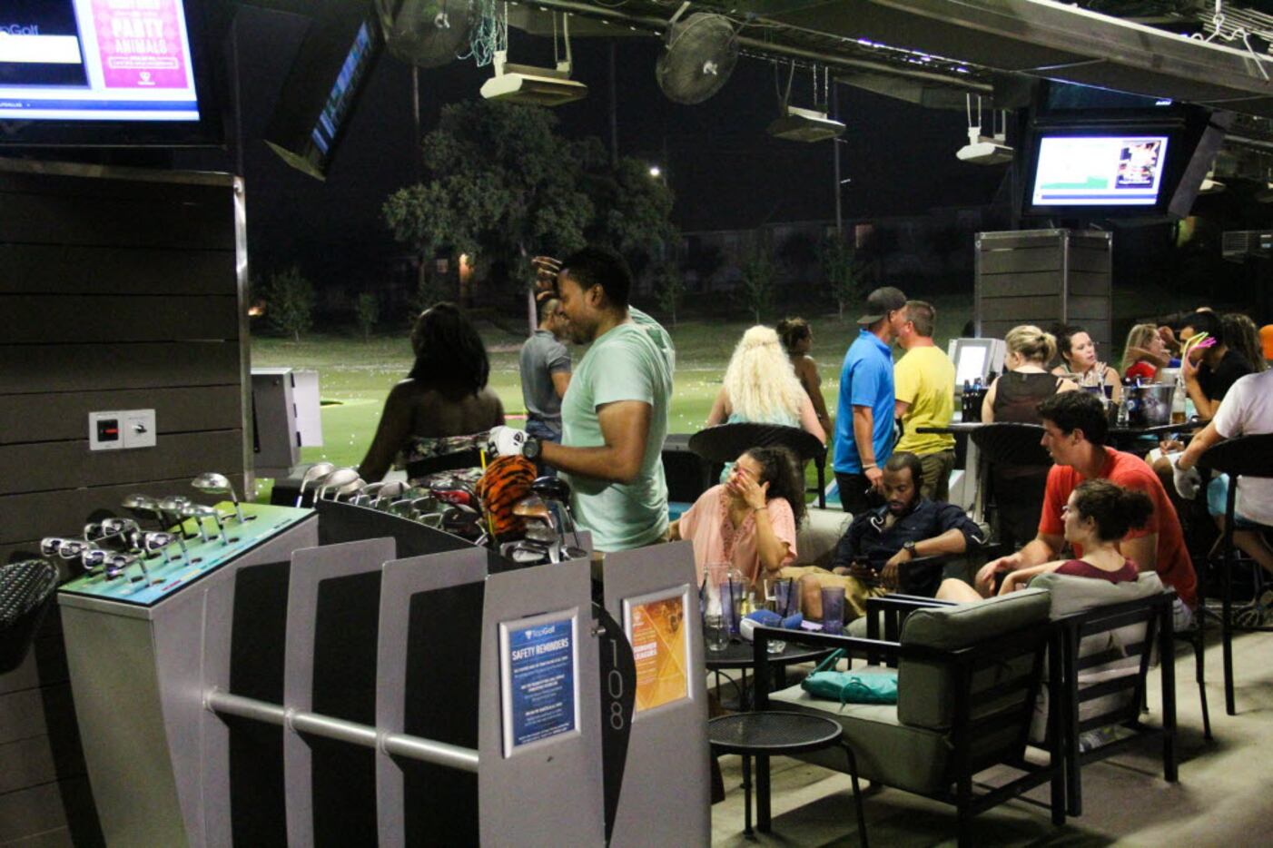 Mathletes vs Athletes was the theme party at TopGolf Dallas on June 28, 2014