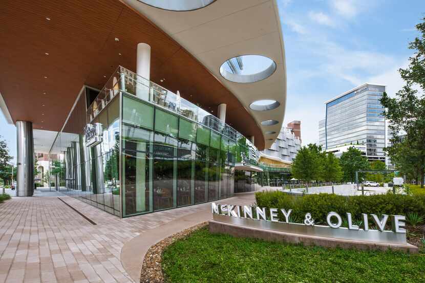 Uptown Dallas' high-rise McKinney & Olive development opened in 2016 and designed by late...