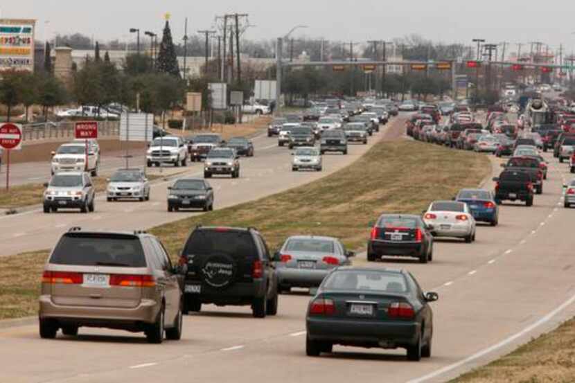 File photo of traffic on Preston Road north of Highway 161 in Frisco.