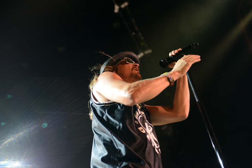 Kid Rock performs at the former Gexa Energy Pavilion in Dallas in 2013.