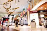 High-end shopping, including Clarins, Kiehl’s, Chanel, Ester Lauder, Lancome, and  Dior, is...