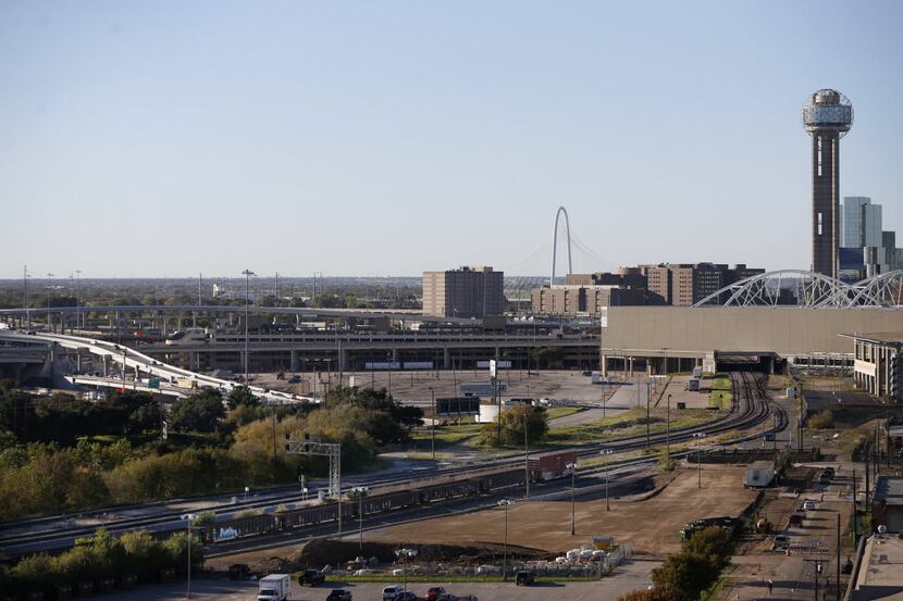 The rail site of the planned bullet train in South Dallas on Nov. 18, 2015. (Rose Baca/The...