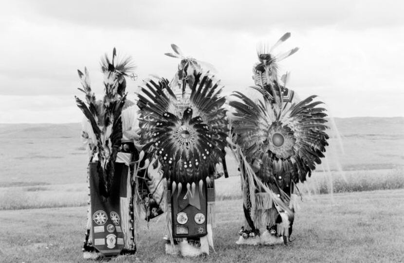 
Eagle Dancers, 2000, is part of Stuart’s Badlands exhibit.
