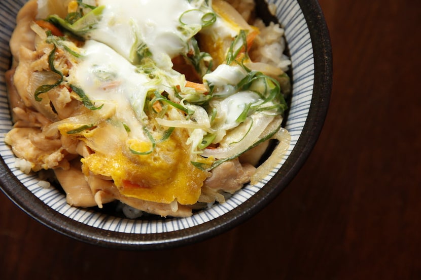 Oyakodon, served at Yama Izakaya & Sushi in Plano