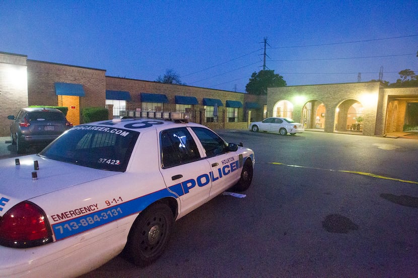 Police investigate the scene of a homicide at Lexington Nursing & Rehabilitation Wednesday,...