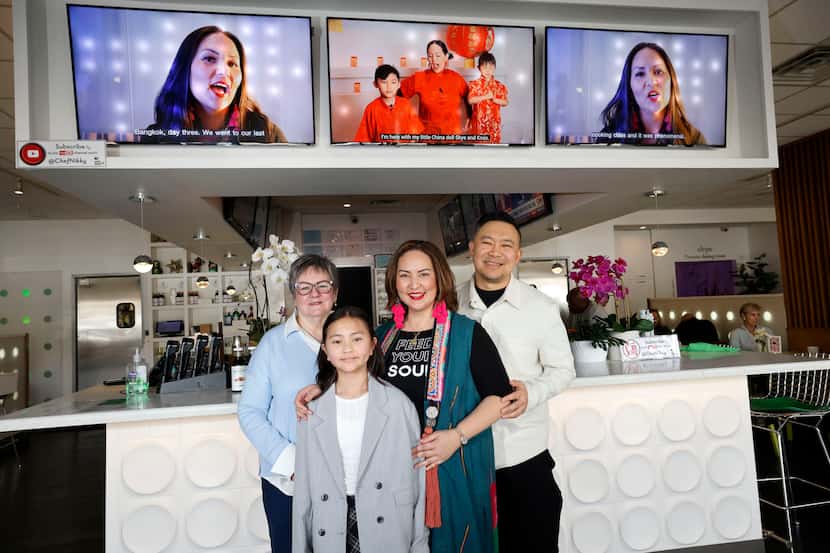 Asian Mint restaurant Co-Founders and Chefs Nikky Phinyawatana and her husband Tan Noisiri...