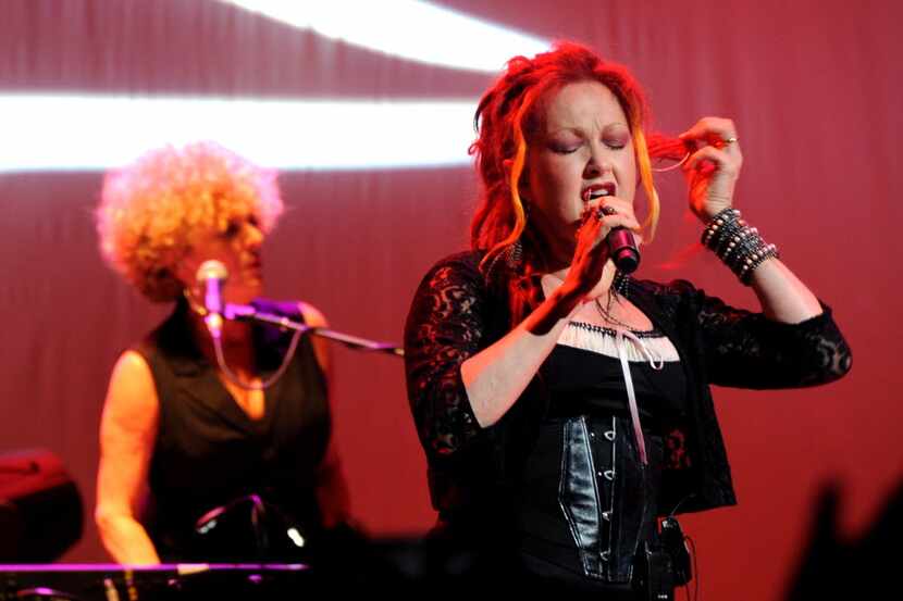 Cyndi Lauper plays a set on the Main Stage at House of Blues in Dallas,TX on June 26, 2013....