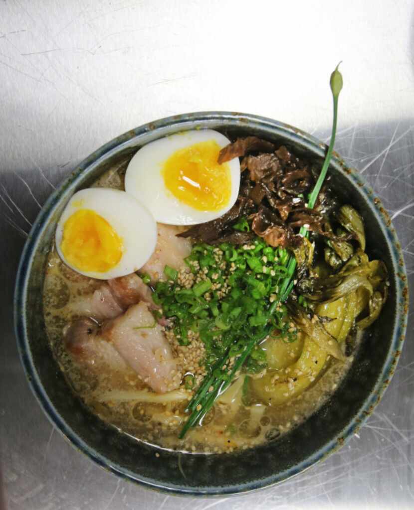 For ramen to work, Lan Chi Le of Tanoshii Ramen and Bar says the right amount of boil time...