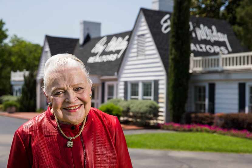 Mary Frances Burleson, CEO of Ebby Halliday Realtors, posed for a portrait outside Ebby...
