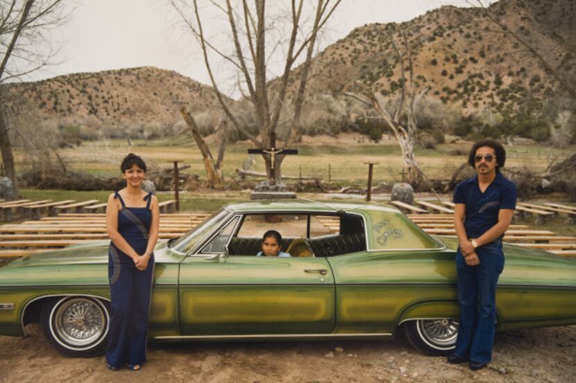 Meridel Rubenstein, "Paul, Annabelle, and Paula, Medina," Chimayo, New Mexico, 1981, dye...