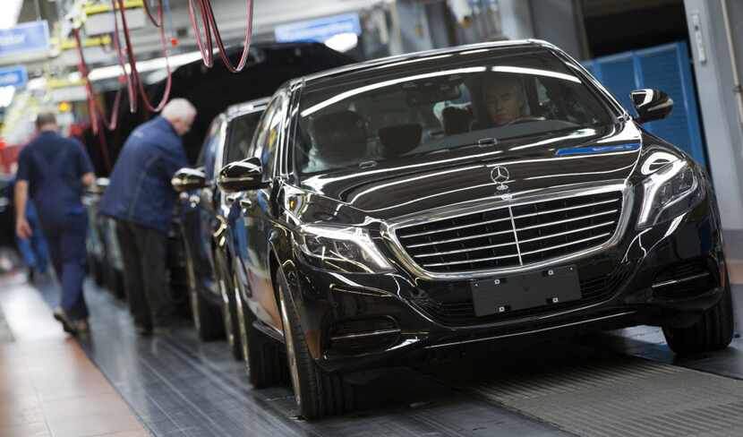  The sales of luxury vehicles like the Mercedes-Benz may be slowed by swings in stocks.