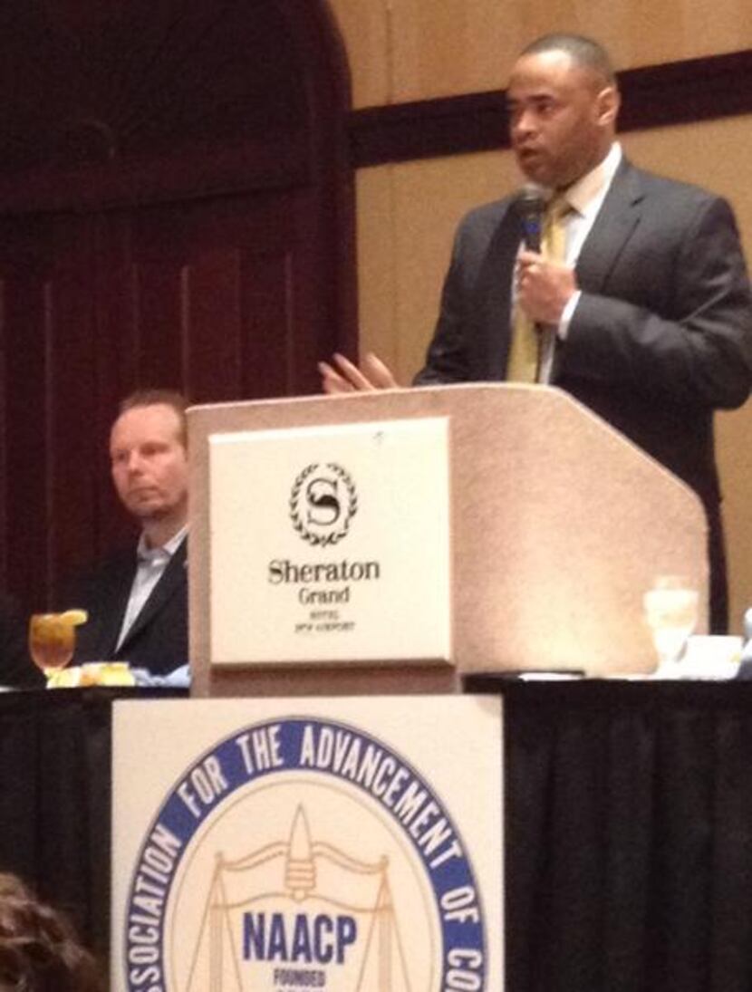 
Rep. Marc Veasey was the keynote speaker at the NAACP Freedom Fund Luncheon. City council...