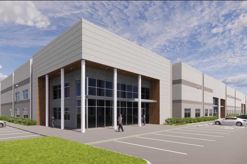 Developer EastGroup Properties is building the Basswood 35 business park at Interstate 35W...