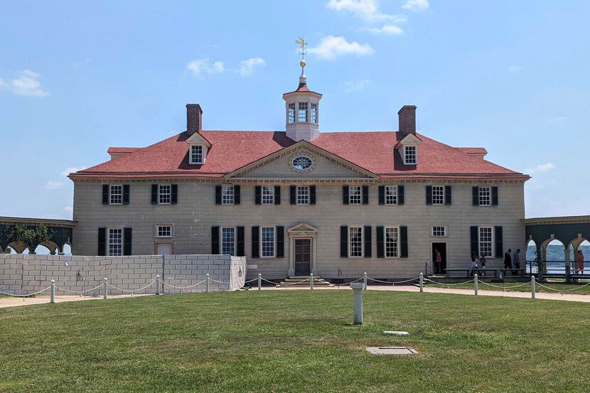 George Washington's residence undergoes a $40 million revitalization project in Mount...