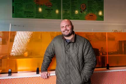 Co-owner Nick Backlund opened Abby's Bagels on Greenville Avenue in Dallas with his wife...
