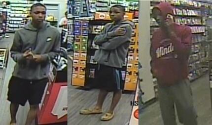Surveillance footage of a man accused of stealing from three GameStop stores.