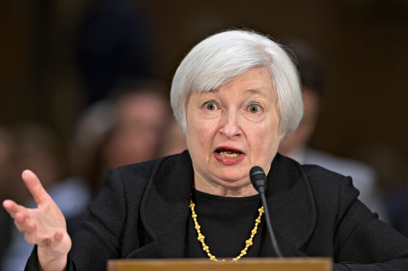 Janet Yellen, shown testifying in 2013 when she succeeded Ben Bernanke as Federal Reserve...