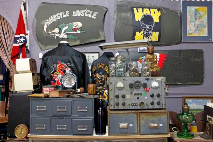 
DFW M’Antiques near Bishop Arts establishes a manly vibe with American-made industrial...