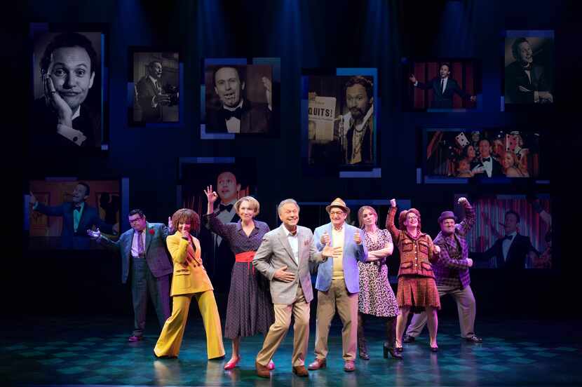 The company of the new Broadway musical, "Mr. Saturday Night," starring Billy Crystal and...