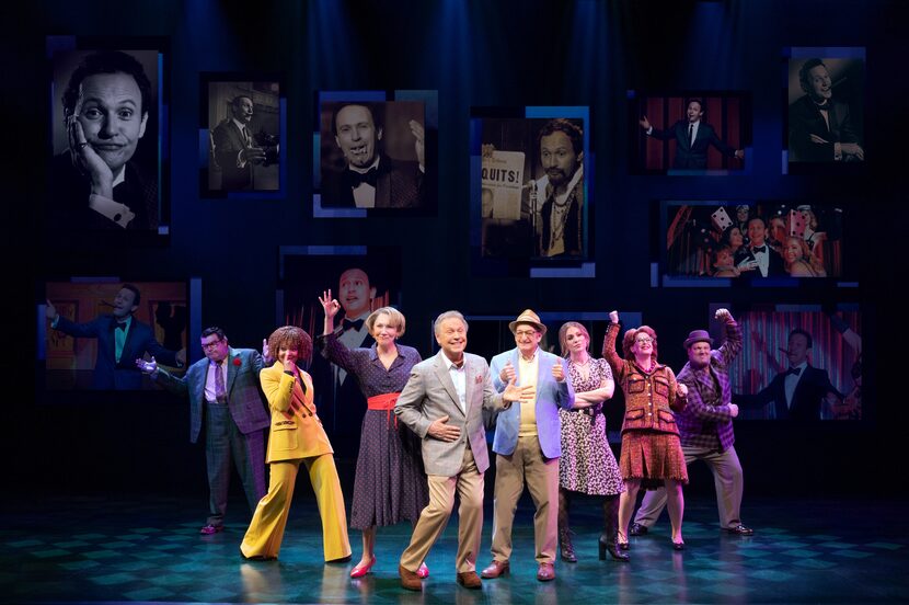 The company of the new Broadway musical, "Mr. Saturday Night," starring Billy Crystal and...