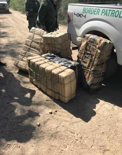 Border Patrol seized nearly 1,000 pounds of marijuana in the Rio Grande Valley from Aug. 17...