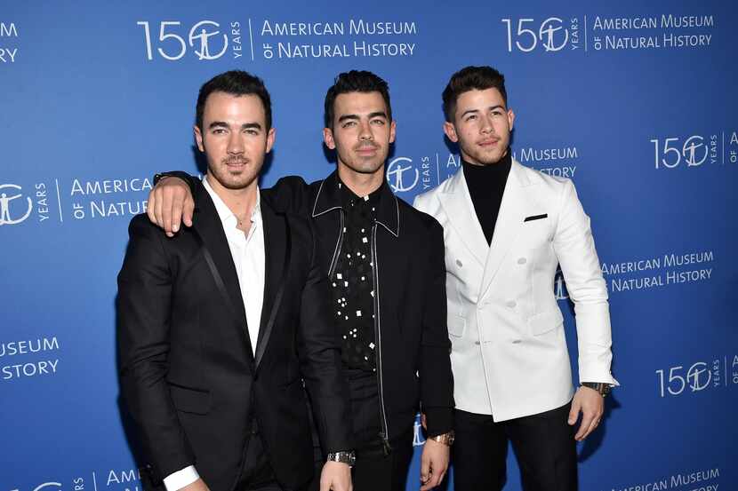 The Jonas Brothers, from left, Kevin Jonas, Joe Jonas and Nick Jonas will perform at...