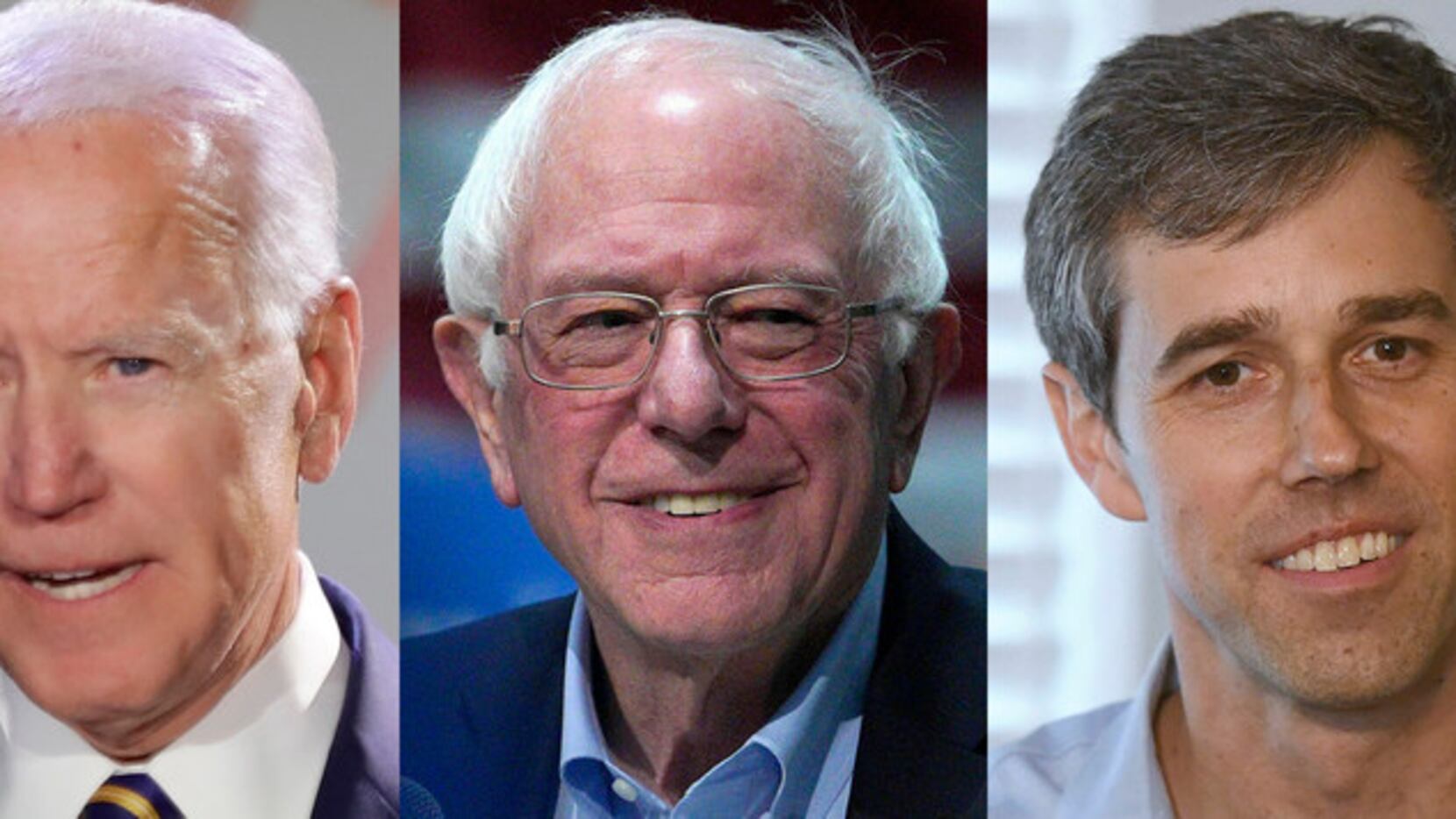 Based on current polling, the top four contenders for the Democratic presidential nomination...