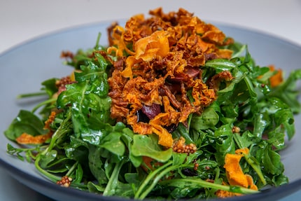 Lada has three salads on the menu. The Arugula and Carrot salad comes with agave-infused...