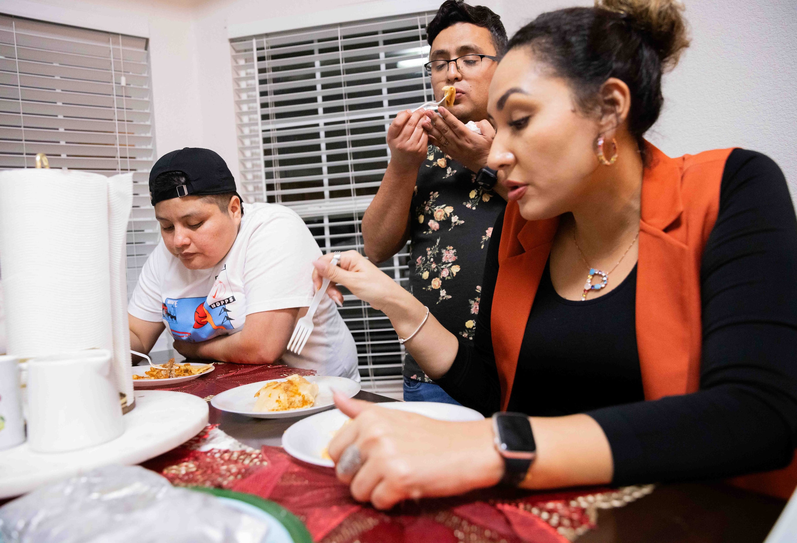 (From left) Marilu Márquez of Puebla, Luis Infante of San Luis Potosí and Paola Lozoya of...