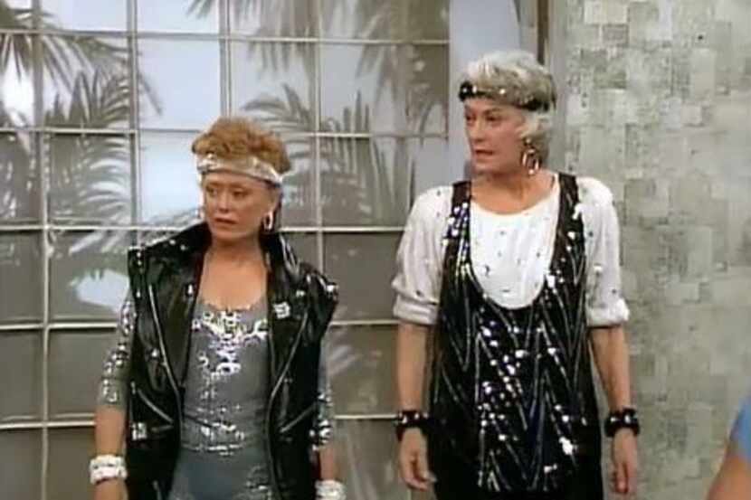 We know how Blanche and Dorothy feel on that first day back at the gym. 