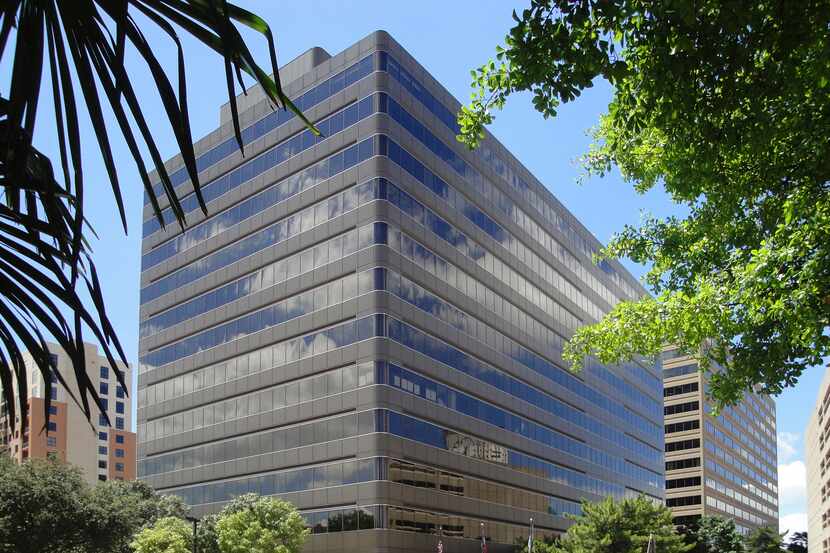 The Mandalay 2 office tower is on Carpenter Freeway in Irving.