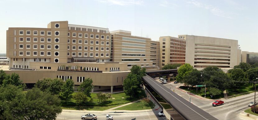 The old Parkland hospital complex off Harry Hines Boulevard  is for sale.