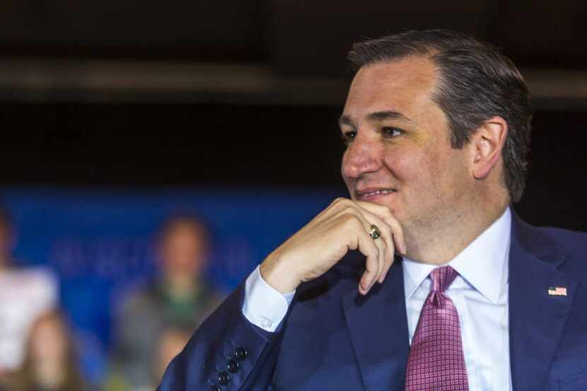  Republican presidential candidate Ted Cruz, R-Texas, campaigned in Madison, Wis., this...