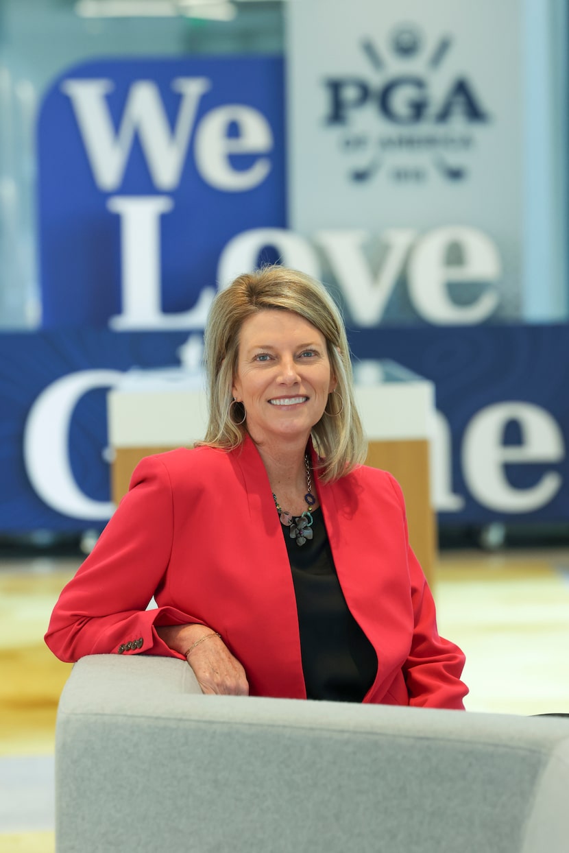 Jenny Lewis, executive director of the PGA of America REACH Foundation, poses for a portrait...