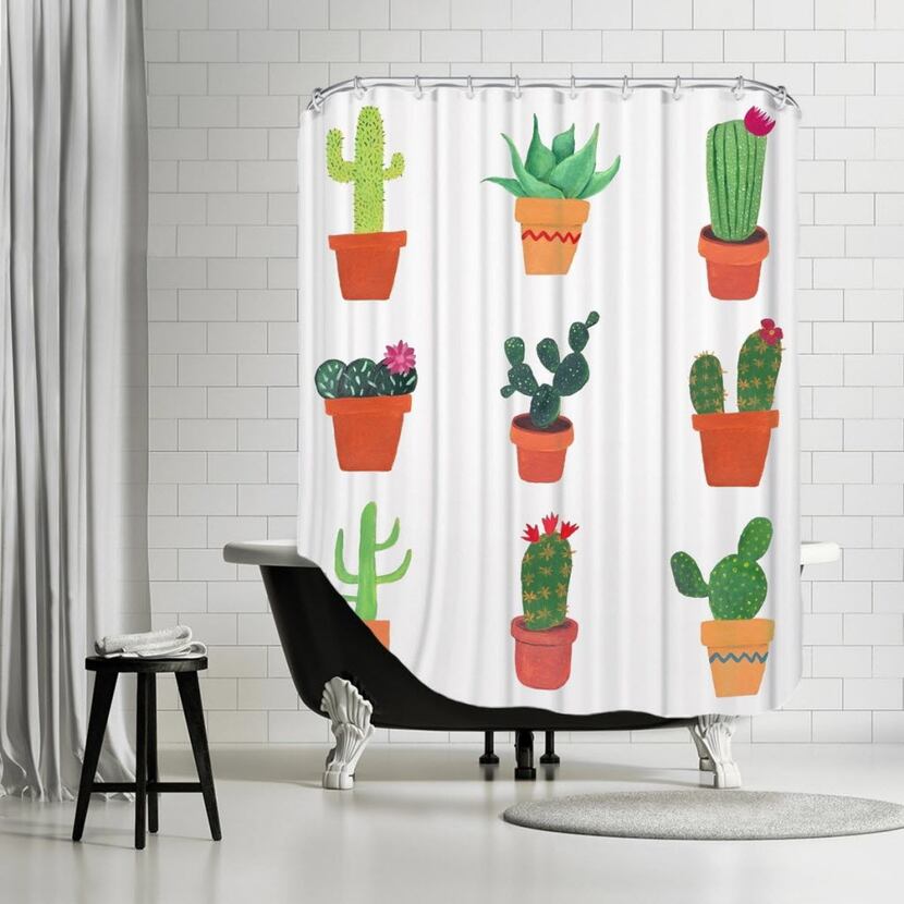 Cactus Collection Shower Curtain, wayfair.com, $159