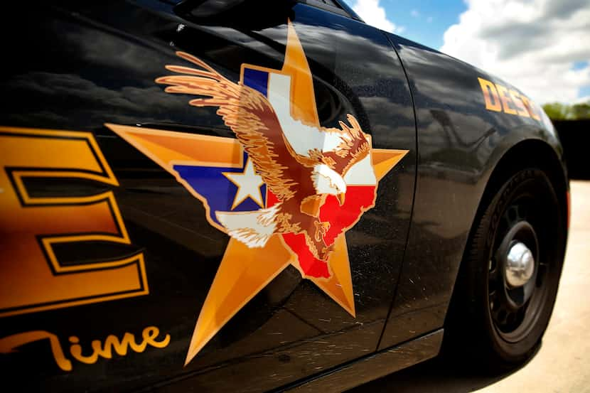 A DeSoto, Texas police car is pictured, Wednesday, June 24, 2020.