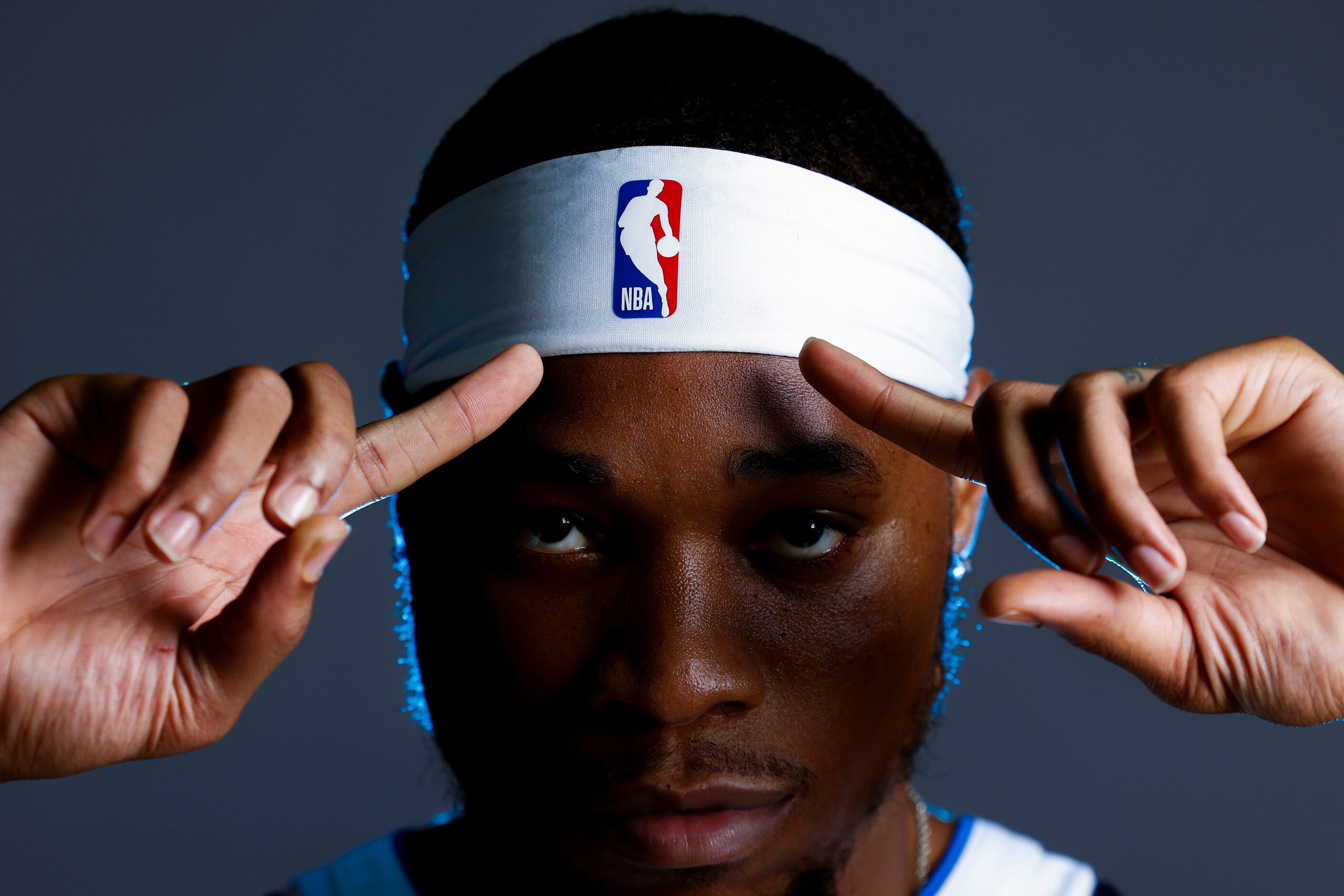 Dallas Mavericks’ Richaun Holmes poses for a photo during the media day on Friday, Sept. 29,...